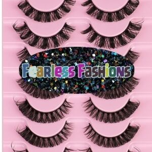 Fearless Fashions Black False Eyelashes Set